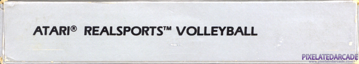 RealSports Volleyball Cover Art: Bottom Spine RealSports Volleyball Cover Art: Bottom Spine