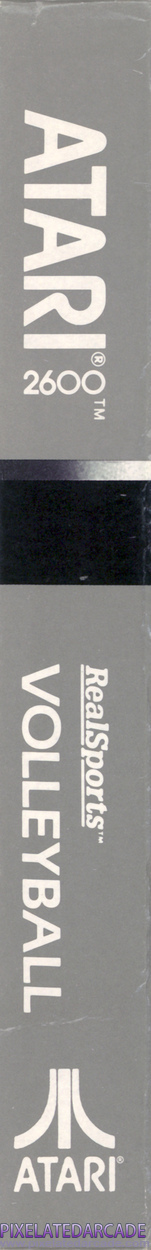 RealSports Volleyball Cover Art: Left Spine RealSports Volleyball Cover Art: Left Spine