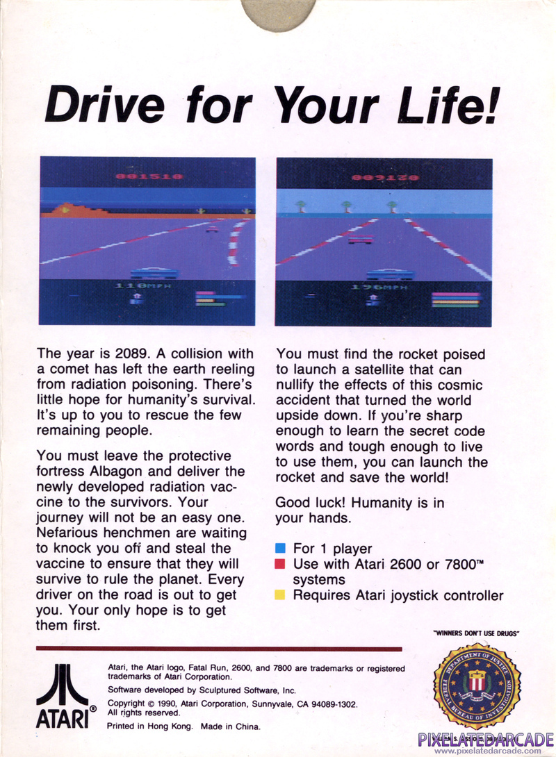 Fatal Run Cover Art: 