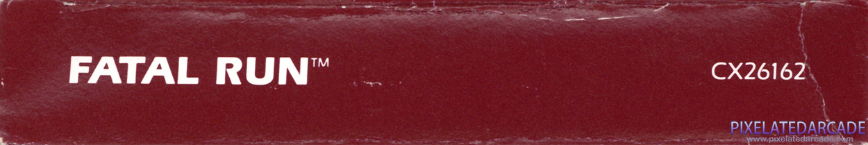 Fatal Run Cover Art: Top Spine