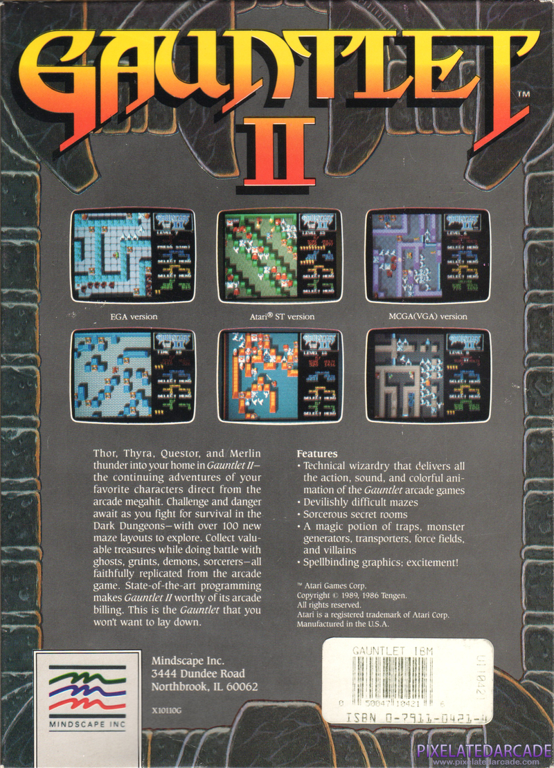 Gauntlet II Cover Art: Gauntlet II Cover Art: