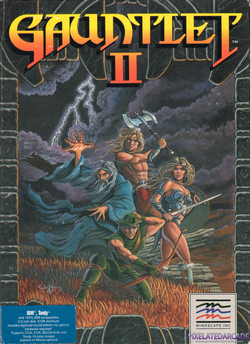 Gauntlet II Cover Art: Gauntlet II Cover Art: