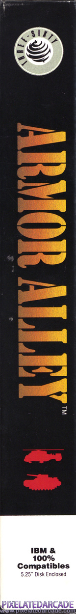 Armor Alley Cover Art: Left Spine