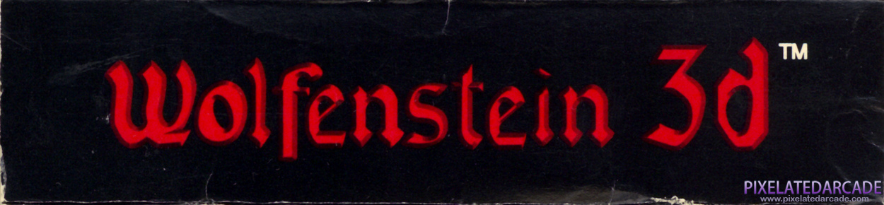 Wolfenstein 3D Cover Art: Top Spine