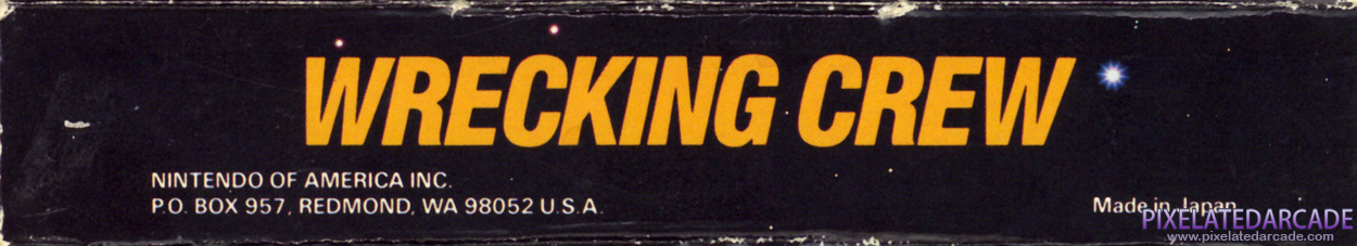 Wrecking Crew Cover Art: Top Spine
