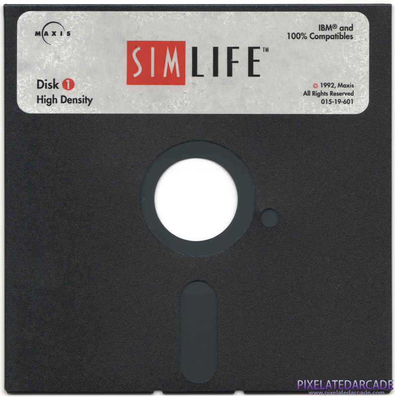 SimLife Cover Art: Disk 1 of 2