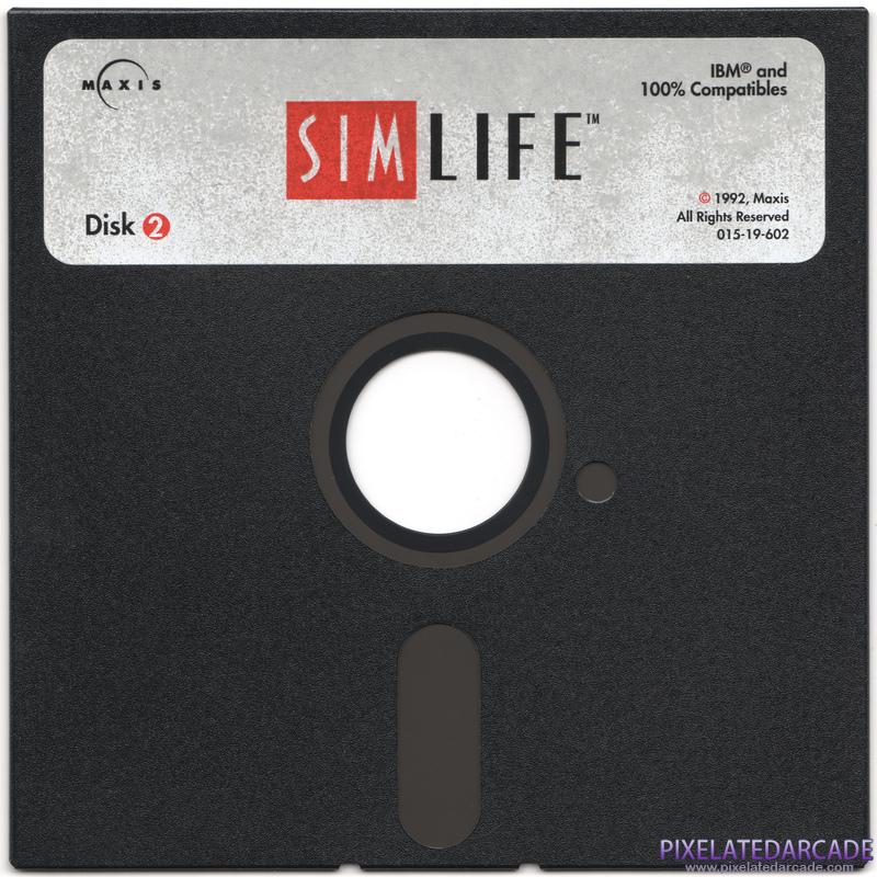 SimLife Cover Art: Disk 2 of 2