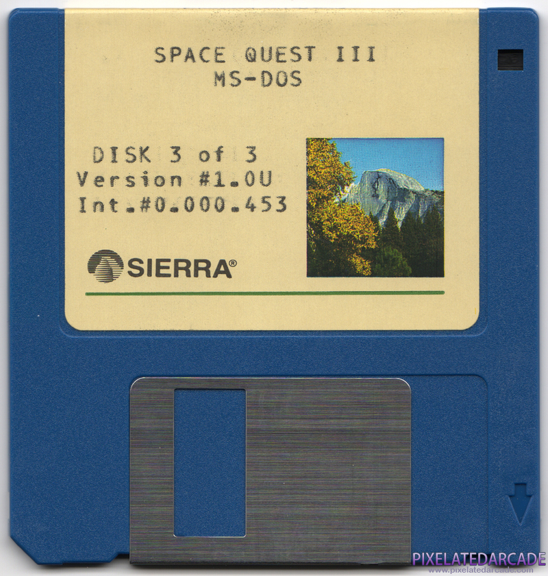 Space Quest III: The Pirates of Pestulon Cover Art: Disk 3 of 3 Space Quest III: The Pirates of Pestulon Cover Art: Disk 3 of 3