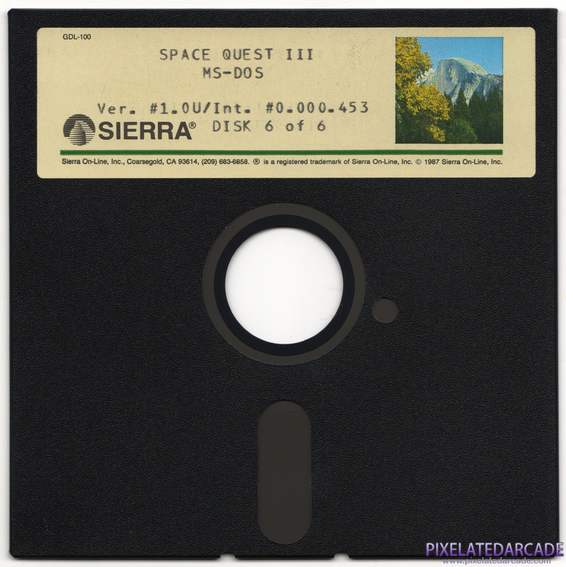 Space Quest III: The Pirates of Pestulon Cover Art: Disk 6 of 6 Space Quest III: The Pirates of Pestulon Cover Art: Disk 6 of 6