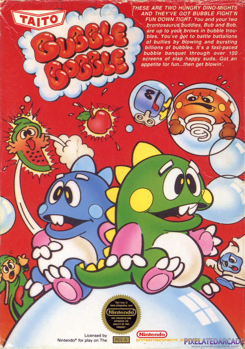 Bubble Bobble Cover Art: Bubble Bobble Cover Art:
