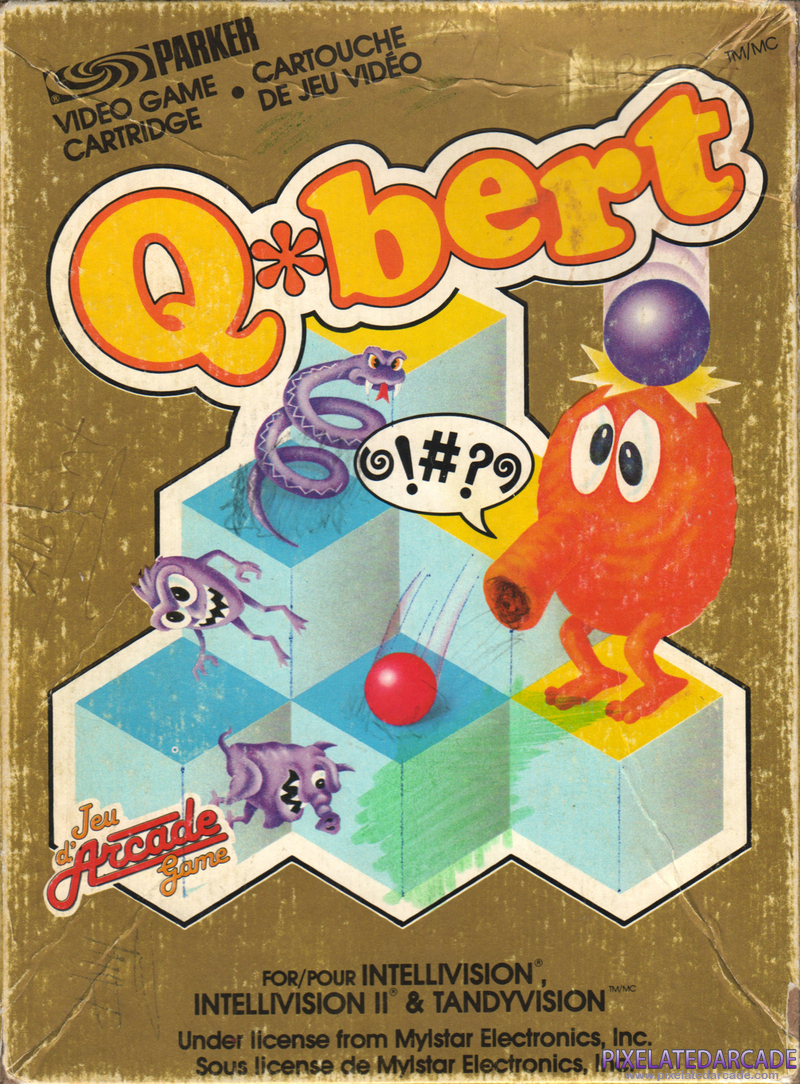 Q*bert Cover Art: Q*bert Cover Art: