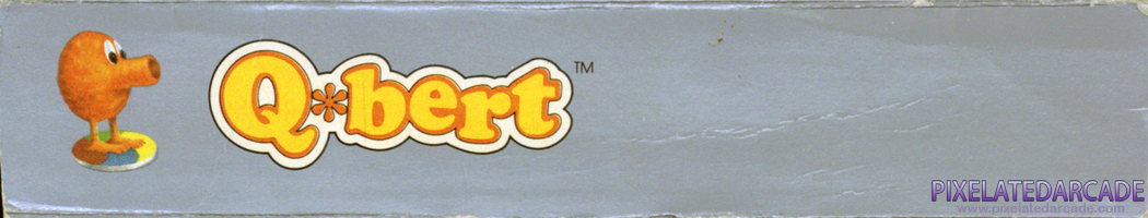 Q*bert Cover Art: Top Spine Q*bert Cover Art: Top Spine