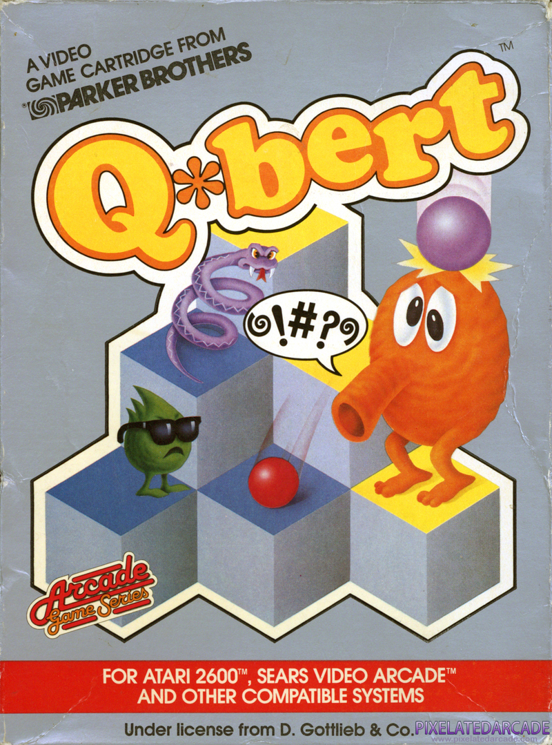 Q*bert Cover Art: Q*bert Cover Art: