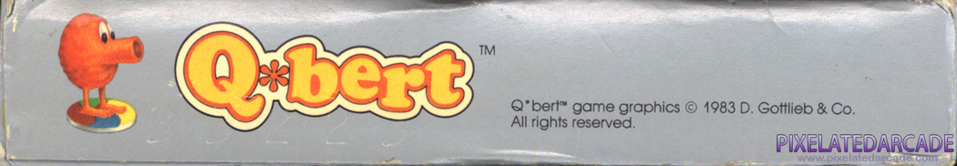 Q*bert Cover Art: Bottom Spine Q*bert Cover Art: Bottom Spine