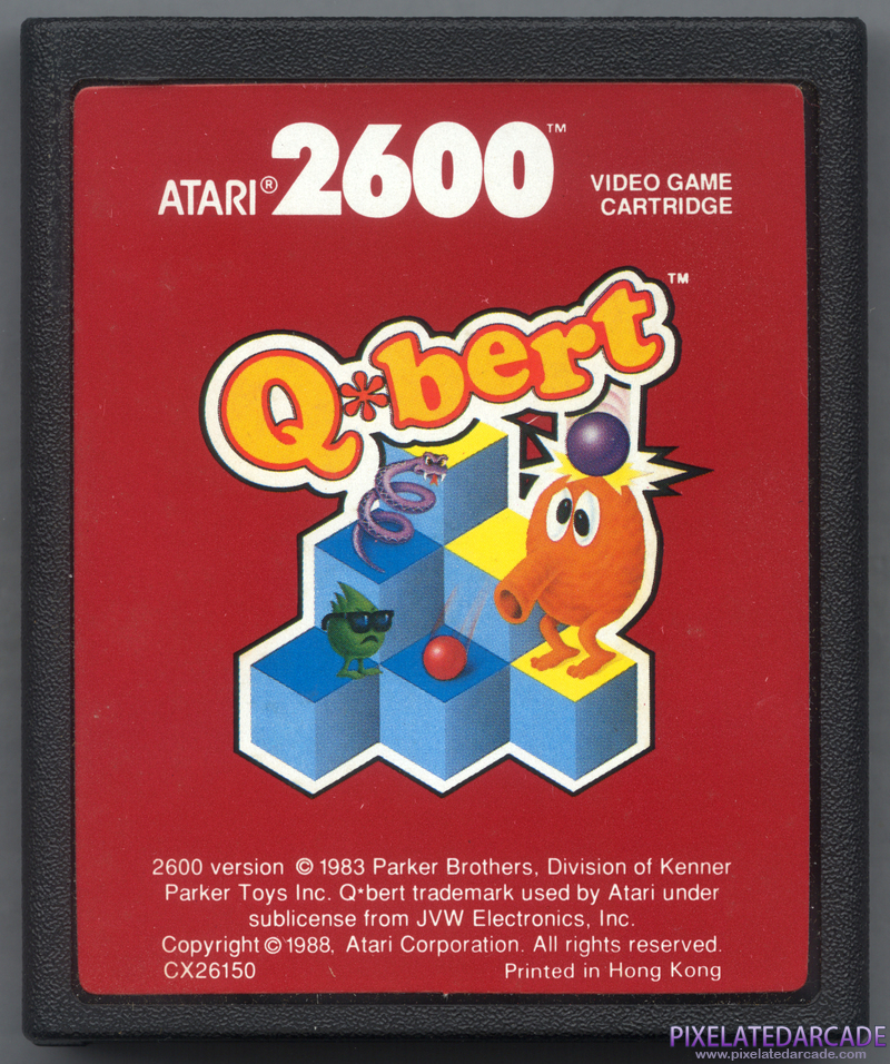 Q*bert Cover Art: Front Q*bert Cover Art: Front