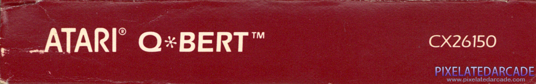 Q*bert Cover Art: Top Spine Q*bert Cover Art: Top Spine