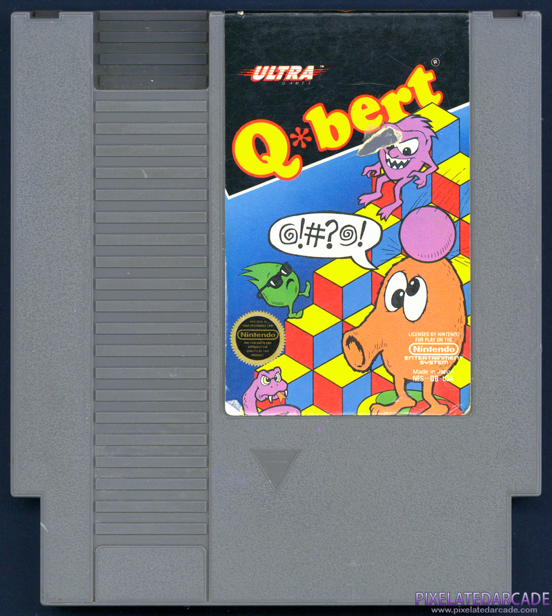 Q*bert Cover Art: Front Q*bert Cover Art: Front
