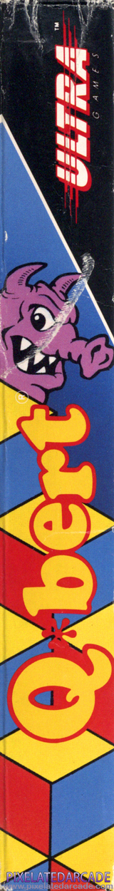 Q*bert Cover Art: Right Spine Q*bert Cover Art: Right Spine