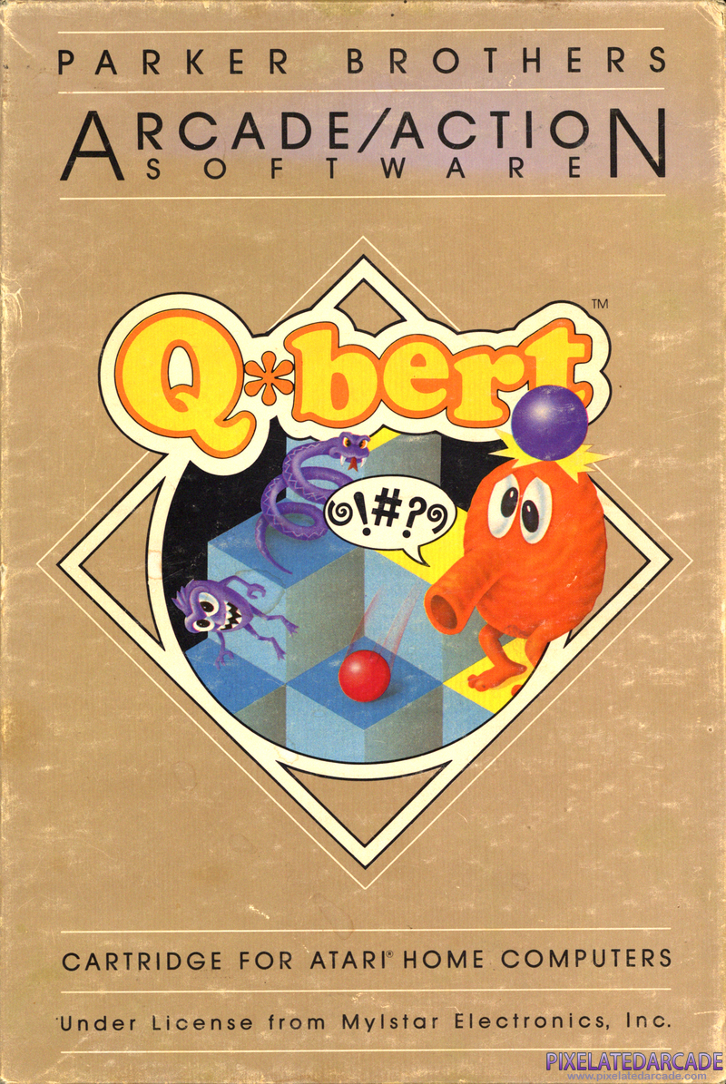 Q*bert Cover Art: Q*bert Cover Art: