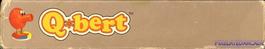 Q*bert Cover Art: Top Spine Q*bert Cover Art: Top Spine