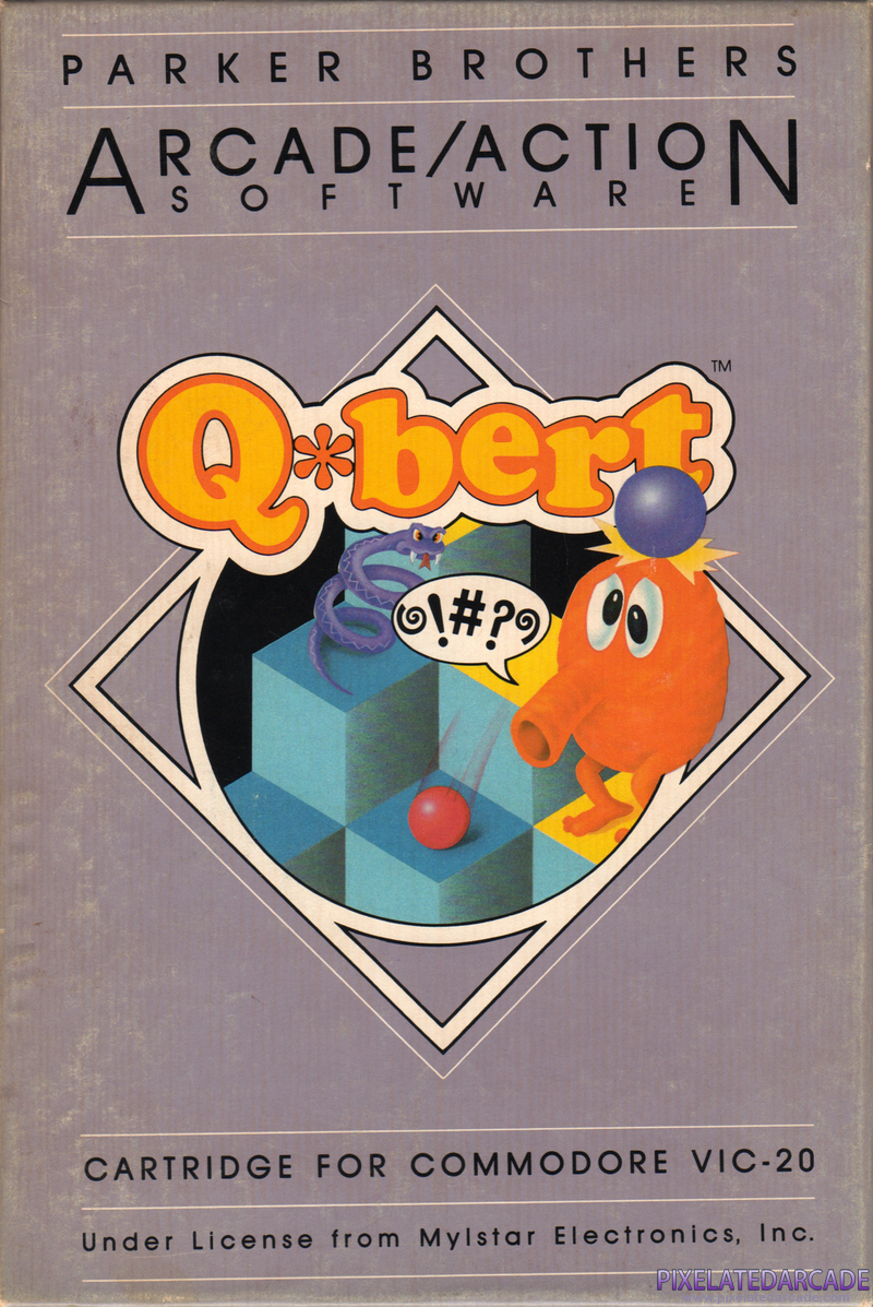Q*bert Cover Art: Q*bert Cover Art: