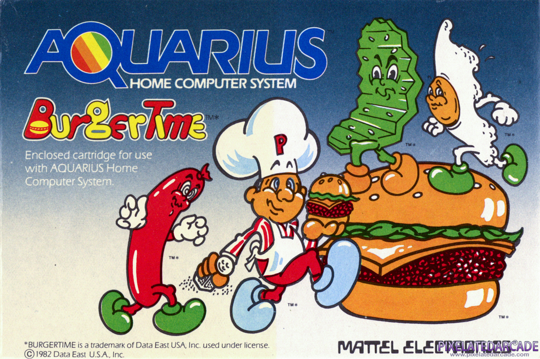 BurgerTime Cover Art: BurgerTime Cover Art: