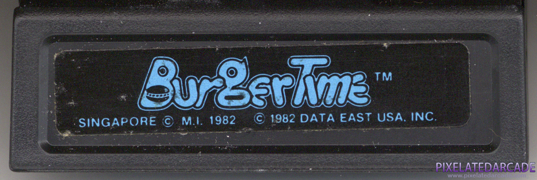 BurgerTime Cover Art: Top BurgerTime Cover Art: Top