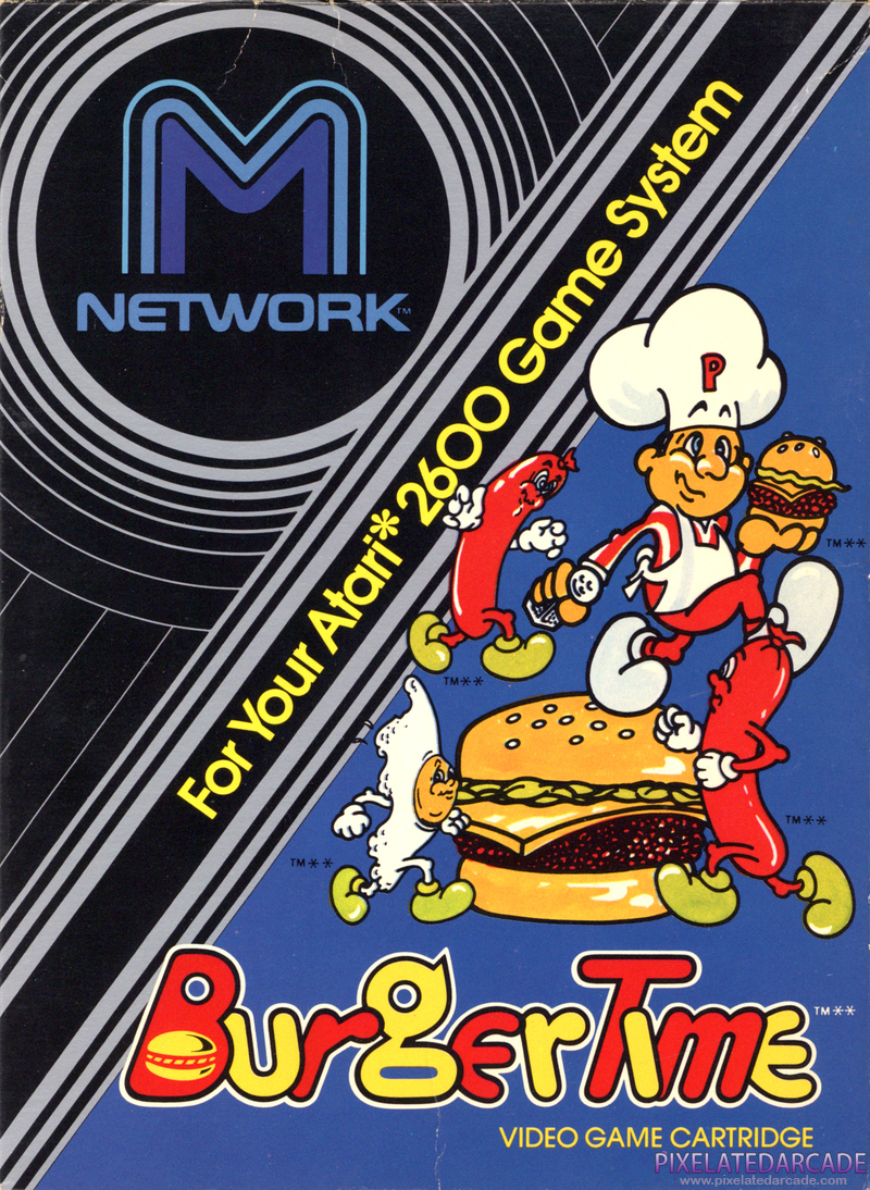 BurgerTime Cover Art: BurgerTime Cover Art: