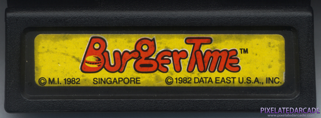 BurgerTime Cover Art: Top BurgerTime Cover Art: Top