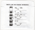 Disk Sleeve - Back