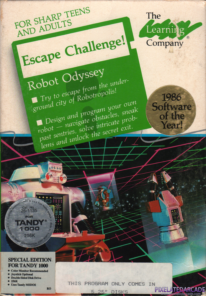 Robot Odyssey Cover Art: Robot Odyssey Cover Art: