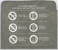 Disk Sleeve - Back