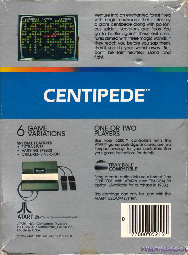 Centipede Cover Art: Centipede Cover Art: