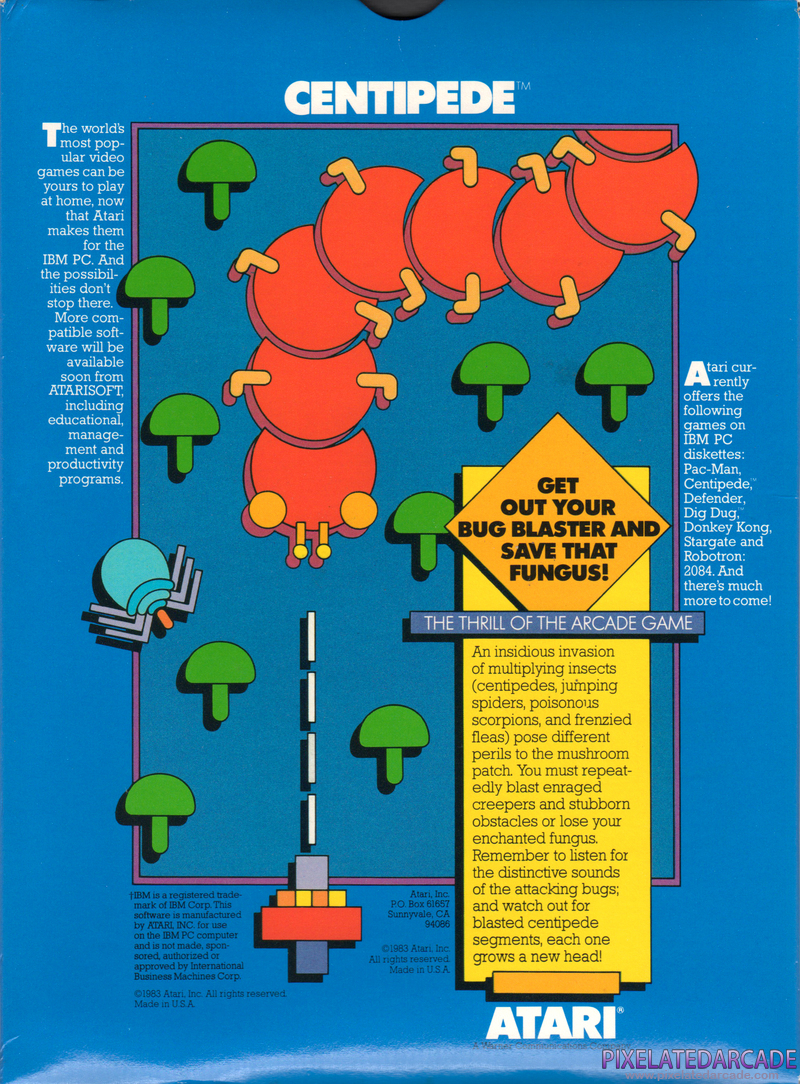 Centipede Cover Art: Centipede Cover Art: