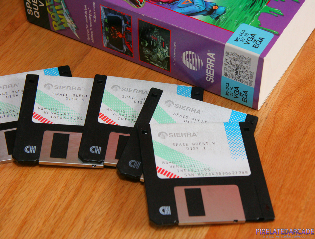 Space Quest V: The Next Mutation Cover Art: Space Quest V: The Next Mutation Cover Art: