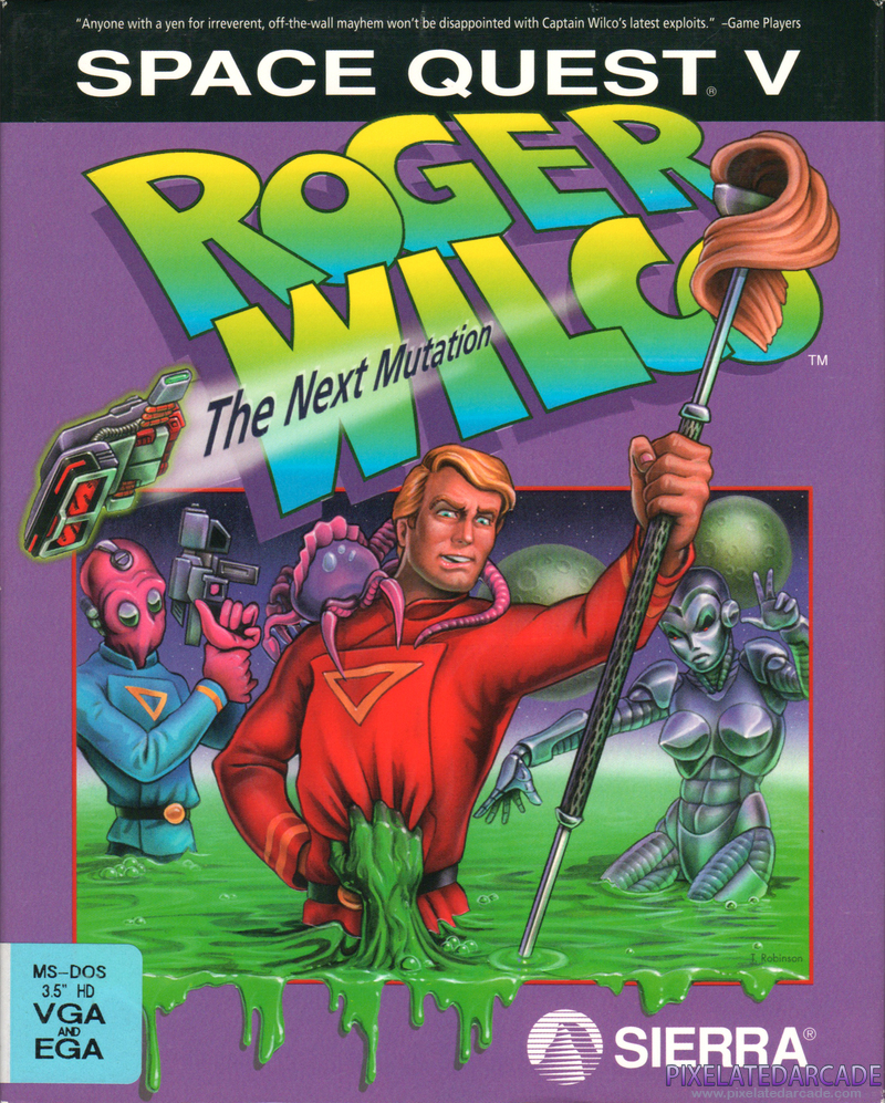 Space Quest V: The Next Mutation Cover Art: Space Quest V: The Next Mutation Cover Art: