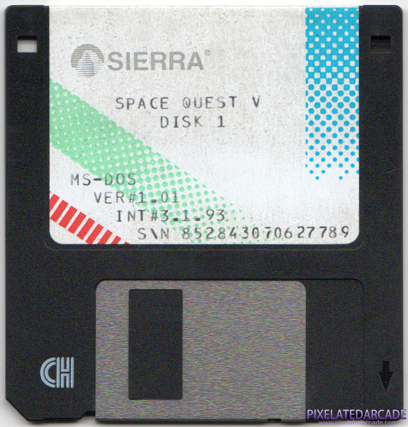 Space Quest V: The Next Mutation Cover Art: 