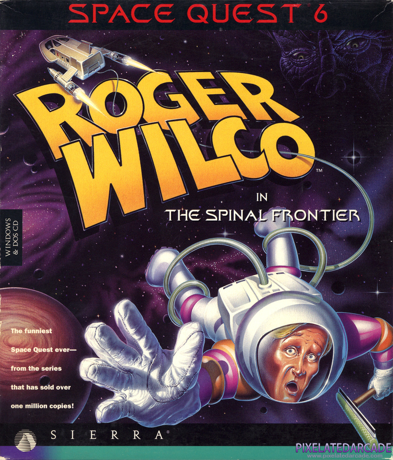 Space Quest 6: Roger Wilco in the Spinal Frontier Cover Art: 