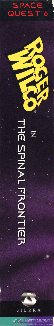 Space Quest 6: Roger Wilco in the Spinal Frontier Cover Art: Right Spine