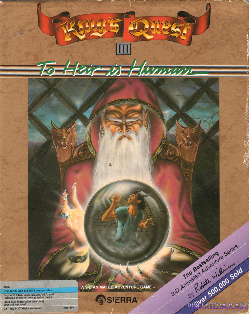 King's Quest III: To Heir is Human Cover Art: King's Quest III: To Heir is Human Cover Art: