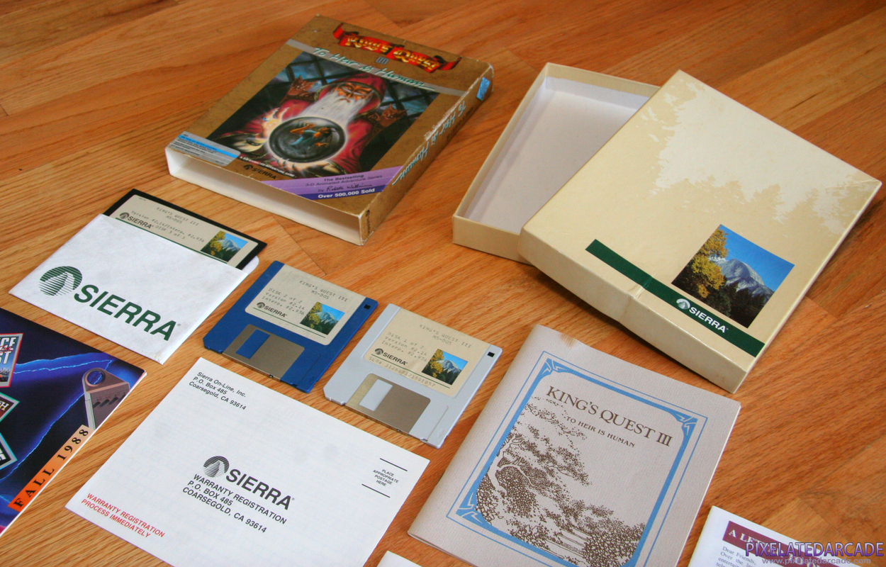 King's Quest III: To Heir is Human Cover Art: 