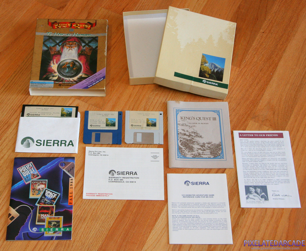 King's Quest III: To Heir is Human Cover Art: King's Quest III: To Heir is Human Cover Art: