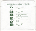 Disk Sleeve - Back