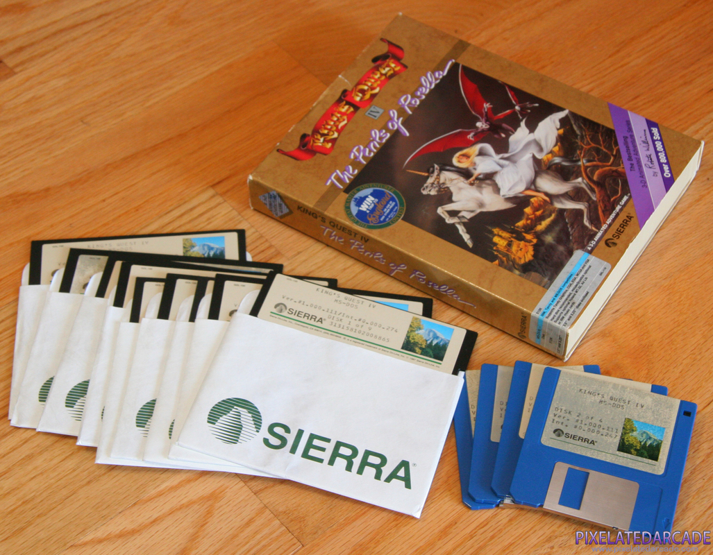King's Quest IV: The Perils of Rosella Cover Art: King's Quest IV: The Perils of Rosella Cover Art: