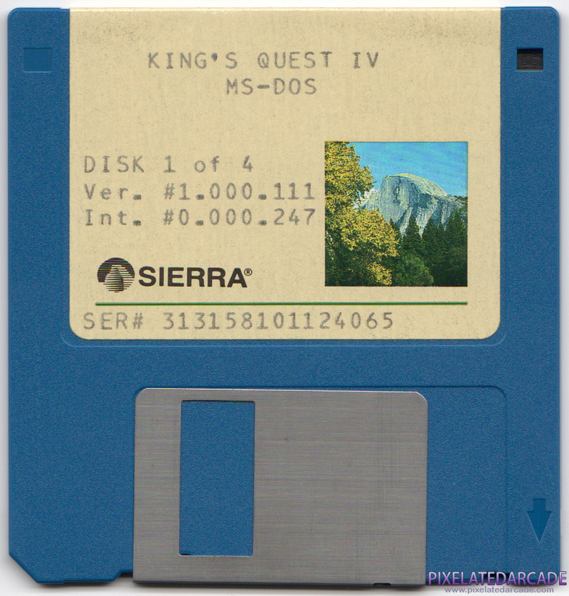 King's Quest IV: The Perils of Rosella Cover Art: Disk 1 of 4 - Front King's Quest IV: The Perils of Rosella Cover Art: Disk 1 of 4 - Front