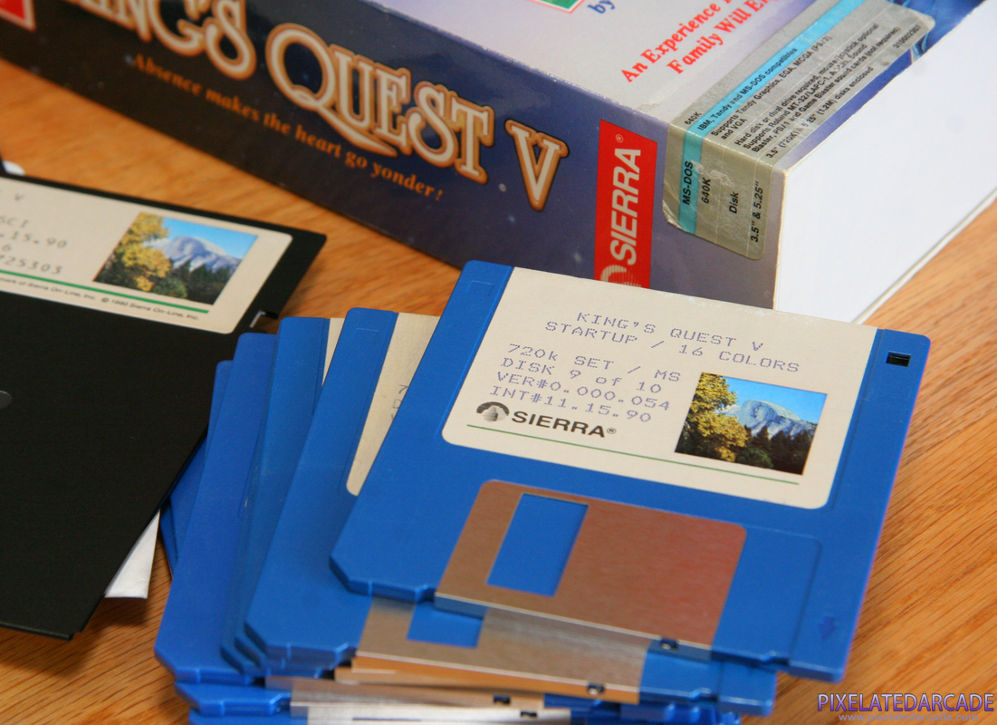 King's Quest V: Absence Makes the Heart Go Yonder! Cover Art: 