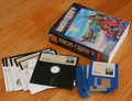 Photo - King's Quest V game disks and box