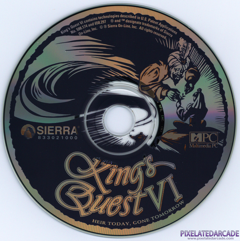 King's Quest VI: Heir Today, Gone Tomorrow Cover Art: 