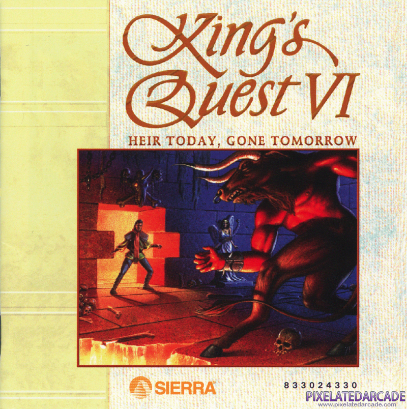 King's Quest VI: Heir Today, Gone Tomorrow Cover Art: Front