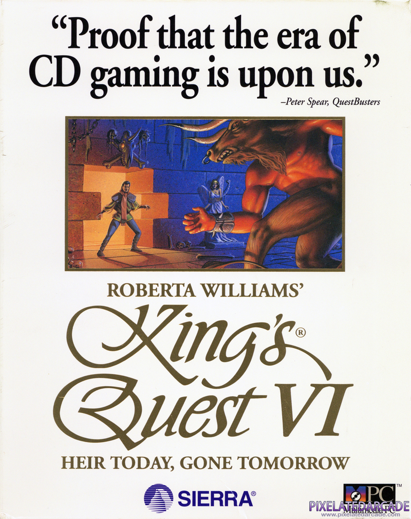 King's Quest VI: Heir Today, Gone Tomorrow Cover Art: 